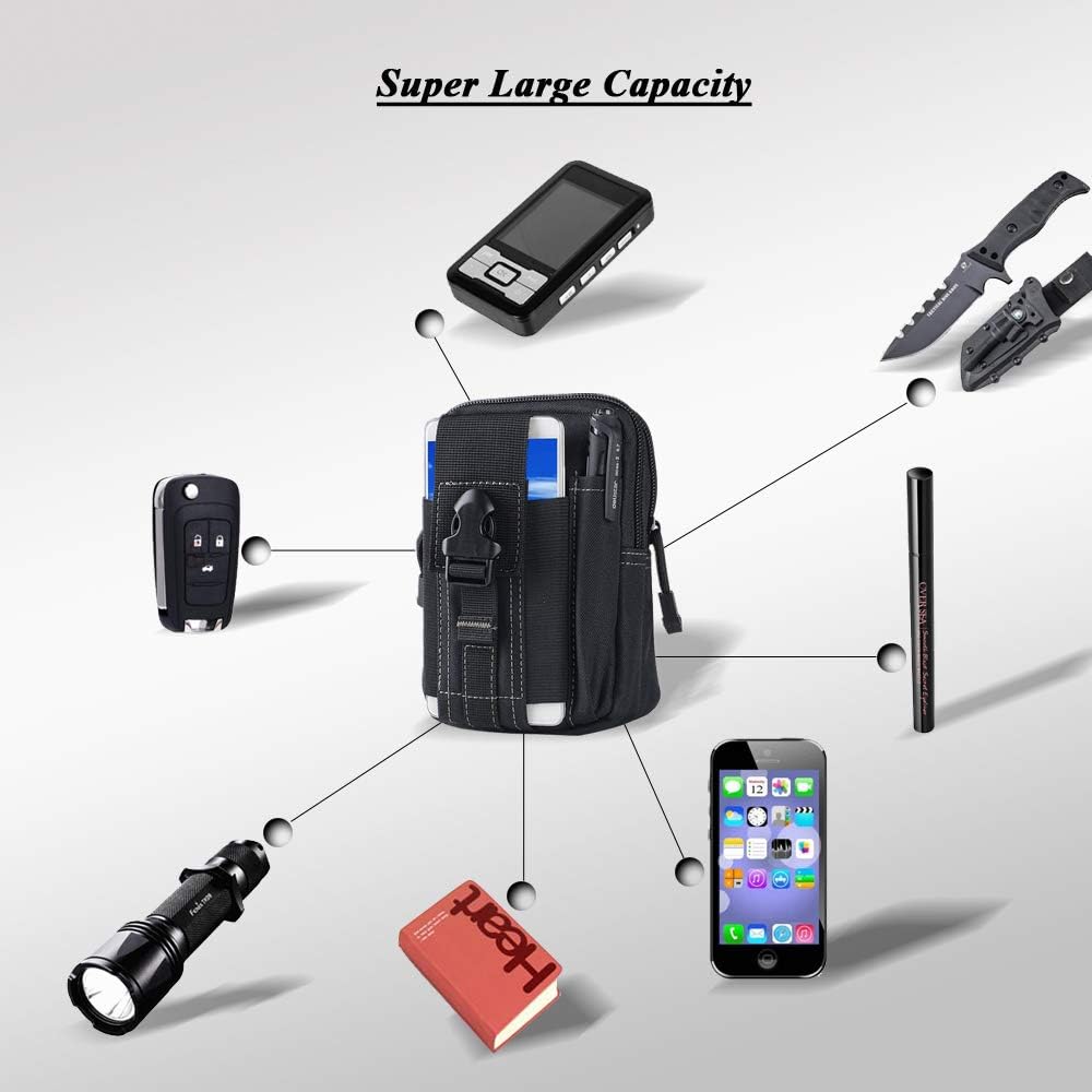 กระเป๋าคาดเอวแบบยุทธวิธี Molle - Phone Accessories บทวิจารณ์และราคา
