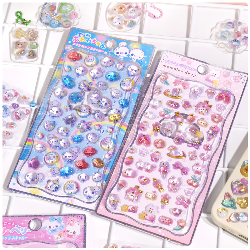 สติกเกอร์น้ำหยดการ์ตูนน่ารักแบ - Phone Accessories From China บทวิจารณ์และราคา